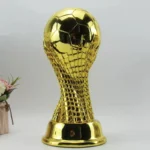 Customizable Golden Ball Trophy Soccer Match Souvenir Best Player Award 20cm 24cm 28cm for School Sports Meeting Football Match - Image 4