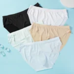 5 PCS/Lot Men's Summer Ice Silk Briefs Transparent Sexy Quick-drying Trendy Breathable Underwear Ultra-thin Seamless Panties