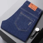 Men’s Fit Straight Lightweight Cotton Stretch Denim Pants