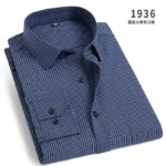 Spring New Men's Striped long-sleeved Shirt Non-ironing Anti-wrinkle Comfortable Breathable Business Casual Fashion Slim Fit - Image 12