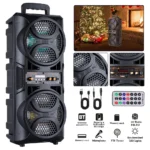 3000W Portable Bluetooth Speaker Sub woofer Heavy Bass Sound System Party Dj Karaoke Rechargeable Loud Speaker - Image 5