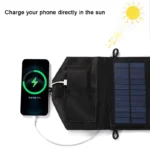 New Camping Solar Panel Foldable Outdoor 5V Dual USB Solar Panel Portable Bag for Charging - Image 3