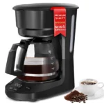 5-Cup/Single Serve Coffee Maker, Single Serve Coffee Maker K Cup 2 in 1 Coffee Machine with Ground Coffee & Pods Coffee, 6 to - Image 3