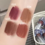 QIBEST Matte Velvet Liquid Lipstick Natural Long-Lasting Highly Pigmented Lip Mud Portable Finish Universal Lip Gloss Makeup - Image 5