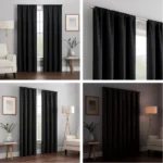 1 Panel Blackout Curtains Light Reducing Thermal Insulated Grommet Black Out Curtains Panels Drapes for Living Room Bedroom - Image 6