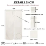 VIKAMA Cat-Motif Door Curtain Bedroom & Kitchen Room Divider Bathroom Entrance Half-Curtain Home Decor - Image 5