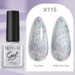 LILYCUTE 129 Colors 7ML Nail Gel Polish Nail Supplies Vernis Semi Permanent Nail Art Manicure Soak Off LED UV Gel Nail Varnishes - Image 107