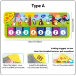 Piano Mat for Kids 80*30cm Toddlers Floor Keyboard Dance Mat Play Musical Carpet Music Instrument Toys Toddlers Girl Boy Gift