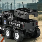 1:32 SWAT City Police Truck Diecast Model Off-road Vehicle with Sound Light Sport Car Collection Toy Car Gift for Kids Children - Image 5