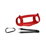 Silicone Case Cover for JBL Charge 5 Bluetooth Speaker, Travel Carrying Protective with Shoulder Strap and Carabiner - Image 7