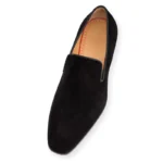 New In Red Bottom Shoes for Men Loafers Flock Solid Slip-On Party Men Dress Shoes Size 38-48 Free Shipping Men Shoes - Image 6