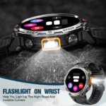 EIGIIS KE3 2025 New Bluetooth Call smartwatch for men Full Touch Screen With Health Monitor heart rate Flashlight Smart watch - Image 2