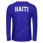 Haiti Flag 3D Men's Women Round Neck T-shirt - Image 2