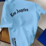 Men's Summer 100% Cotton Fashion Los Angeles Letter Printed - Image 10