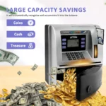 ATM Piggy Bank Automatic Mini Safe Coins Cash Saving Money Box Digital Electronic - Image 2
