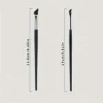 2pcs ultra-thin diagonal eyeliner brush set – fine diagonal eyeliner eyebrow brush, sickle ultra-thin diagonal flat angle,