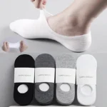1/5/10/20 Pairs Summer Autumn Boat Socks For Men Women Non-slip Silicone Invisible Cotton Socks Male Ankle Sock Slippers - Image 3