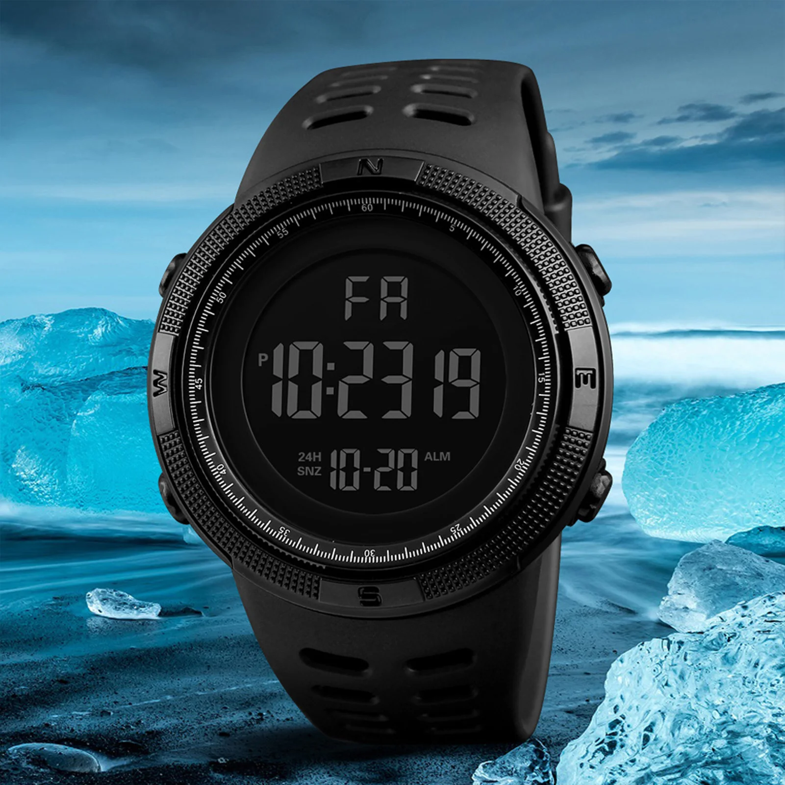 S72461c751fd94cc59edd8e698250e50aZ.webp Men Digital Sports Watch Waterproof Casual Luminous Stopwatch Alarm Simple Army Watch for Running Climbing Fishing