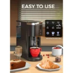 Commercial Single Serve Coffee Maker K Cup Coffee Brewer for Capsule and Ground Coffee Capsule Coffee Machine with 40 Oz Water - Image 3
