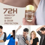 Men Sandalwood Deodorant Stick Anti Sweating Keep Drying Lasting Fragrance Remove Armpit Odor Underarm Refresh Sticks 40g 1/3set - Image 4