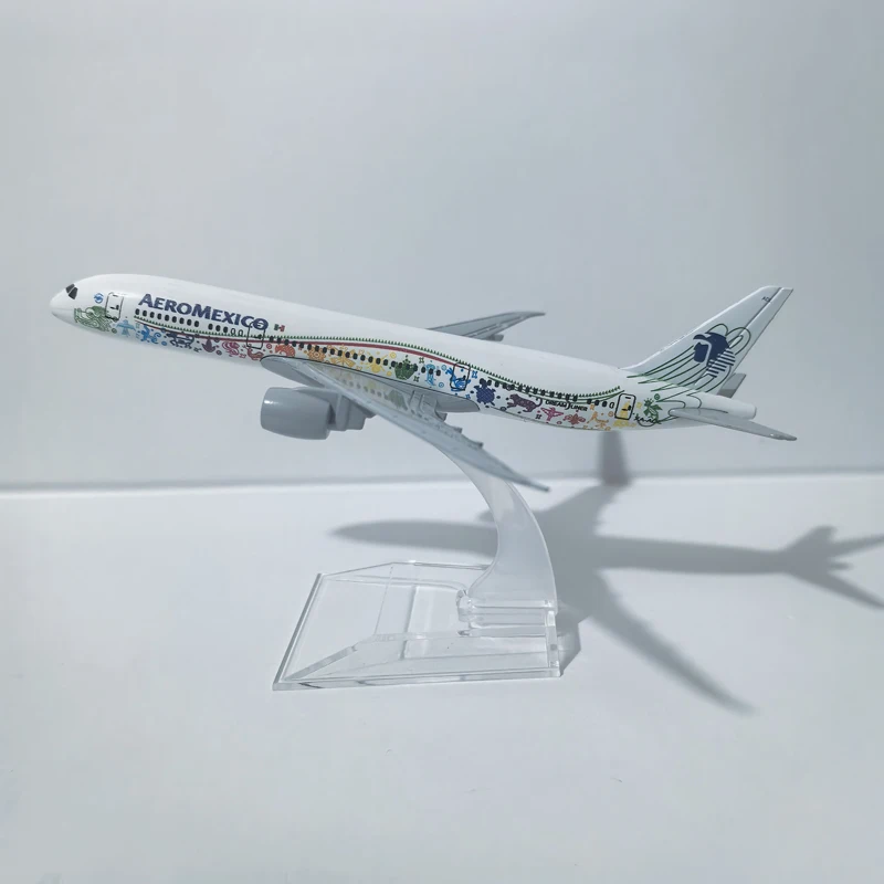 S734a30418e0d43b28069616e271333f4o.webp JASON TUTU Diecast Metal 1/400 Scale Aeromexico Boeing 787 Planes Aircraft Model Planel Airplane Collect Gifts - Image 1