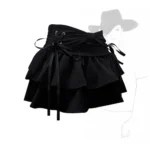 Women Hot Girl Sweet Kawaii Bow Vintage Y2k Clothes American Streetwear - Image 3