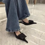 Summer Women's New Pointed Shallow Mouth Sandals Fashion Show Party Wedding Women's - Image 4