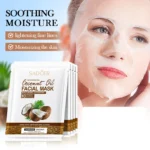 5pcs SADOER Coconut Face Mask Facial skincare Moisturizing Firming Hydrating Nourishing Facial Masks Face Skin Care Products - Image 2