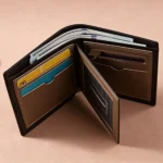 Men Vintage Leather Wallet Bifold Short Wallet RFID Blocking Slim Card Holder ID Window Coin Pocket Vintage Brown Purse - Image 2