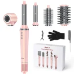 Bopcal 5 In 1 Hair Dryer Hot Air Comb Electric Hair Curling Iron 1200W High Speed Blower Multifunctional Styling Tools Hairdryer - Image 6