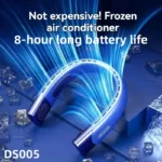 8000mAh USB Hanging Neck Fan Portable Bladeless Mini Rechargeable Mute LED Digital Display Electric Air Cooler Handheld - Image 15