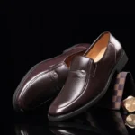 Leather Men Formal Shoes Luxury Brand 2023 Men's Loafers Dress Moccasins Breathable Slip on Black Driving Shoes Plus Size 38-44 - Image 2