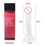 Realistic Dildos With Suction Cup Jelly Dildos Sex Toys for Woman Men Fake Dick