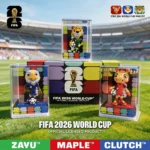 FIFA Official Licensed 2026 World Cup Mascot 3-Piece Collectible Set, Fan Memorabilia - Maple & Zayu & Clutch /9cm/3.54inch 9DZB - Image 2