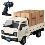 Spray Acousto-optic Remote Control Car Simulation Double Door Micro Card Drift Car Bread Truck Children's Toy Car - Image 5