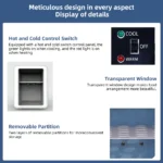 4L Mini Beauty Refrigerator With Cooling And Heat  Both Car Home Use Refrigerated Storage For Skincare Products To Keep Fresh - Image 5