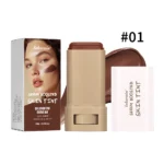 Skin Tint Foundation Stick Eraser Concealer Foundation Stick Serum Boosted Smooth Plumper Hight Coverage Travel Bronze Foundatio - Image 12