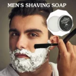 Shaving Soap Bar - Organic Foam Shaving Cream For Men Face Freshness And Cleanliness Maintainer Handmade Smooth Texture Ear