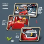 1:32 Simulation Rolls-Royce Phantom Model Car Model Ornaments Luxury Plastic Car Sedan Children’s Toy Car Boy Collection