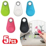 1-5pcs Wireless Mini GPS Tracker Anti-lost Alarm Key Child Bag Wallet Finder Bluetooth APP Locator Smart Tag For Ios And Android