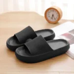 High quality Women Thick Slippers Indoor Home Eva Soft Sole Pillow Slides Sandals Woman Summer Non Slip Beach Flip Flops New - Image 14