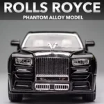 1/24 Rolls Royce Phantom Diecast Toy Cars Model Simulated Pull Back Limousine Zinc Alloy Metal Toy Car for Kids Gifts Collection