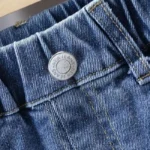 Children Jeans  Boys Cotton Print Splice Stretch Denim Pants Korean Teenage Trousers Wear Kids ClothingDenimRipped Spring Autum - Image 4