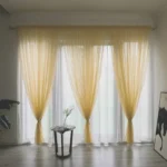 100x200cm 1PC Solid Color Sheer Curtain For Living Room Window String Curtains Bedroom Drape Panel Tulle Treatments
