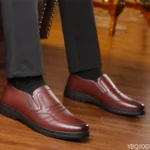 2025 Large Size Fashionable Men's Office Formal Shoes Low Cut Daily Comfortable Round Toe Multifunctional Men's Wedding Shoes - Image 2