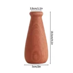 Retro Wooden Flower Vase Desktop Aesthetic Flower Bottle Decorative Plant Pot Arrangement Vase Home Decor Ornaments - Image 12