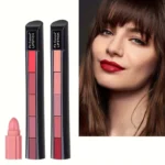 Velvet Luxe" 5-Color Matte Lipstick Set | Ultra-Pigmented & Non-Stick | Velvet Smooth Finish | Long-Lasting Show Color Lip Gloss - Image 2