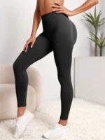 Women High Waist Butt Lifting Leggings Tummy Control Workout Pants Soft Stretchy Comfortable Yoga Running Sports