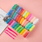 36 Color Super Light Clay Air Dry Polymer Modelling Clay with 3 Tools Soft Creative Educational Slime DIY Toys for Kids Gifts