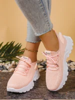 Women's casual sports shoes with breathable mesh and soft soles, versatile sports shoes - Image 5